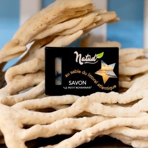 savon exfoliant au sable