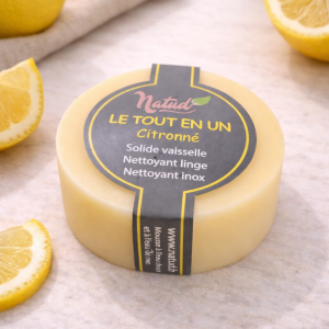 Solide vaisselle citronné